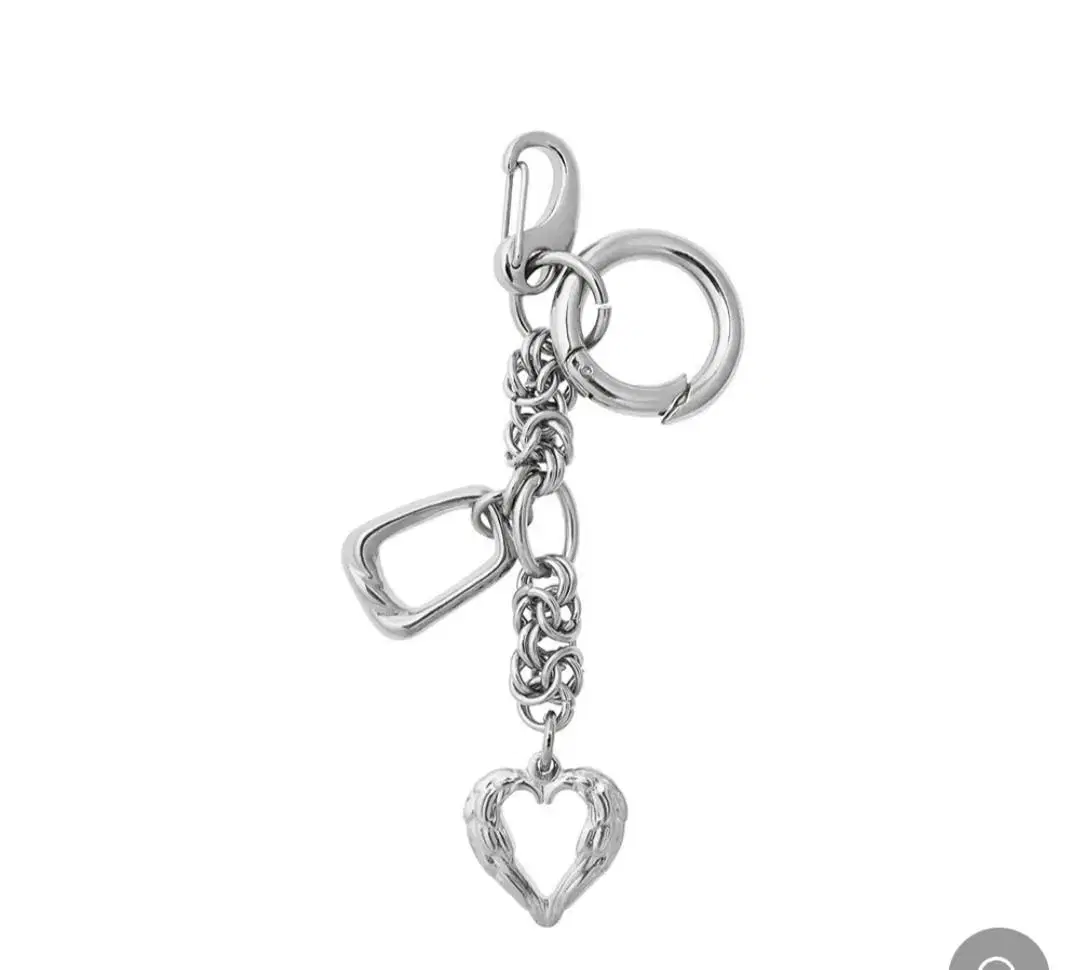 페넥 knot motif keyring-silver