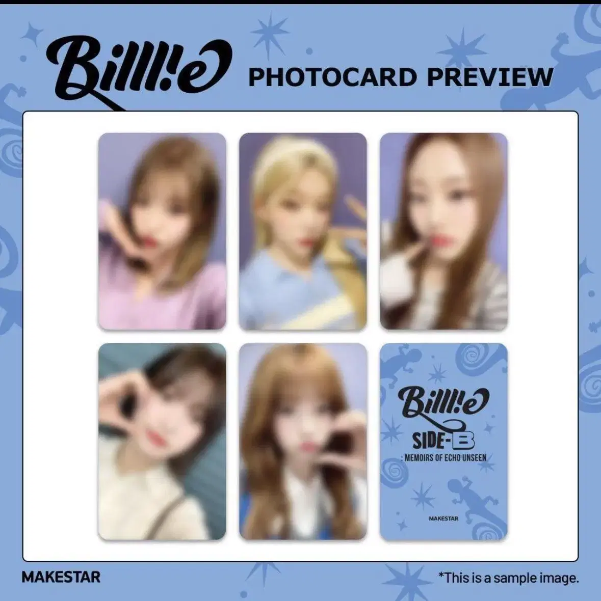 Billlie makestar unreleased photocard unsealed albums