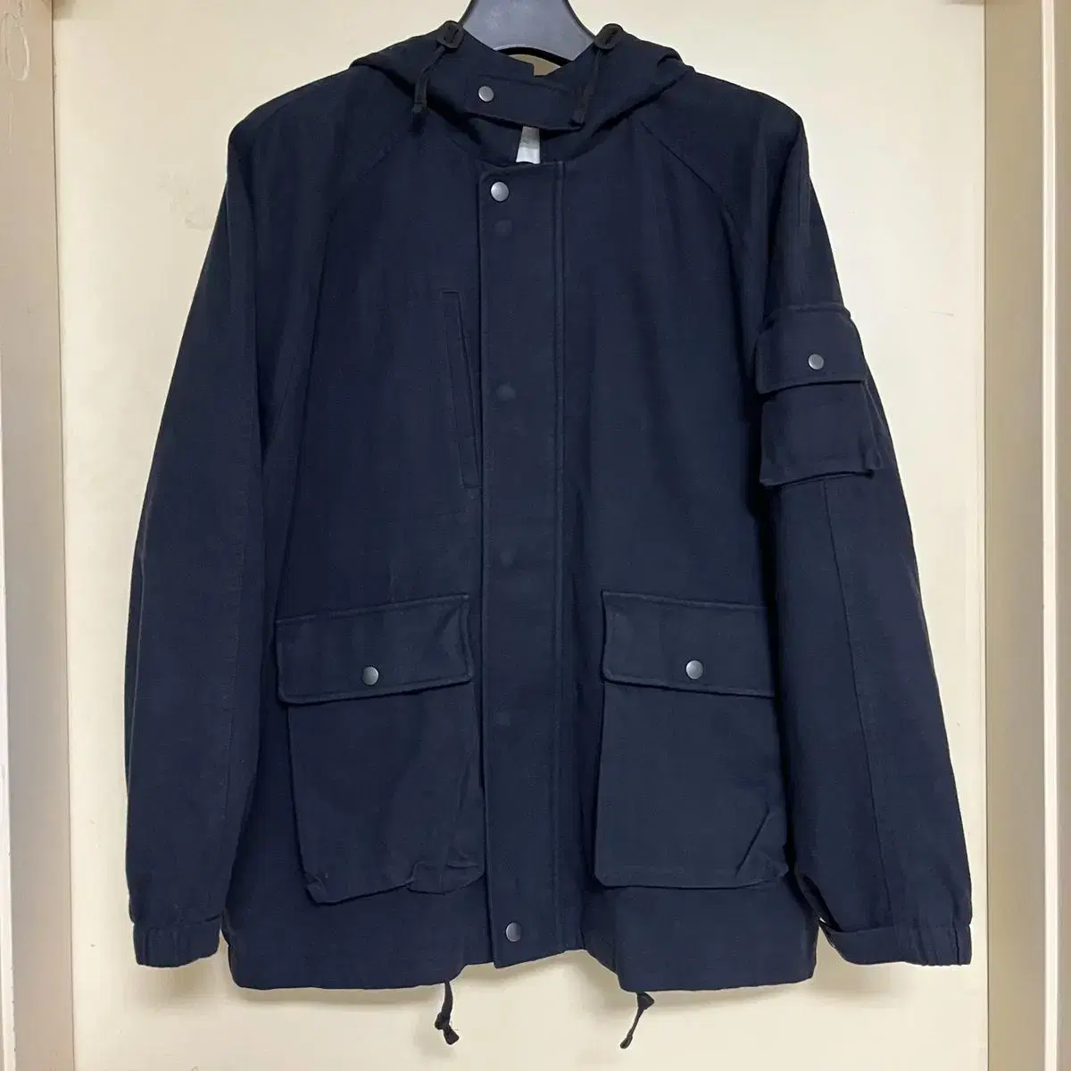 [3]OurSelves Mill Flannel Mountain Parka Navy