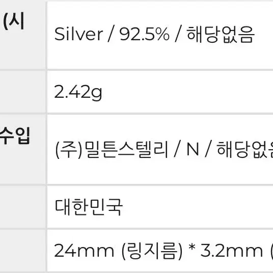 밀튼스텔리 꼬임 링 귀걸이 신세경 착용