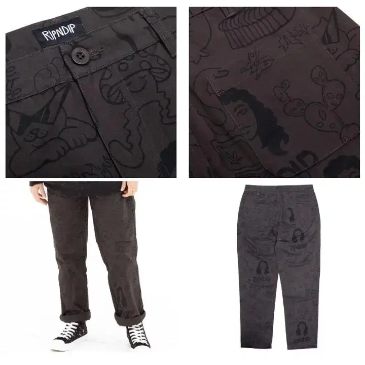 립앤딥 면바지 RIPNDIP COTTON TWILL Pants