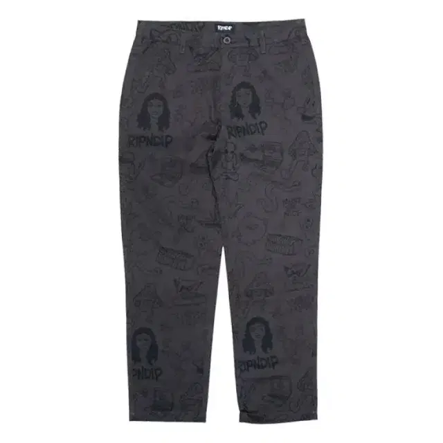 34 L,새 상품) RIPNDIP COTTON TWILL PANTS