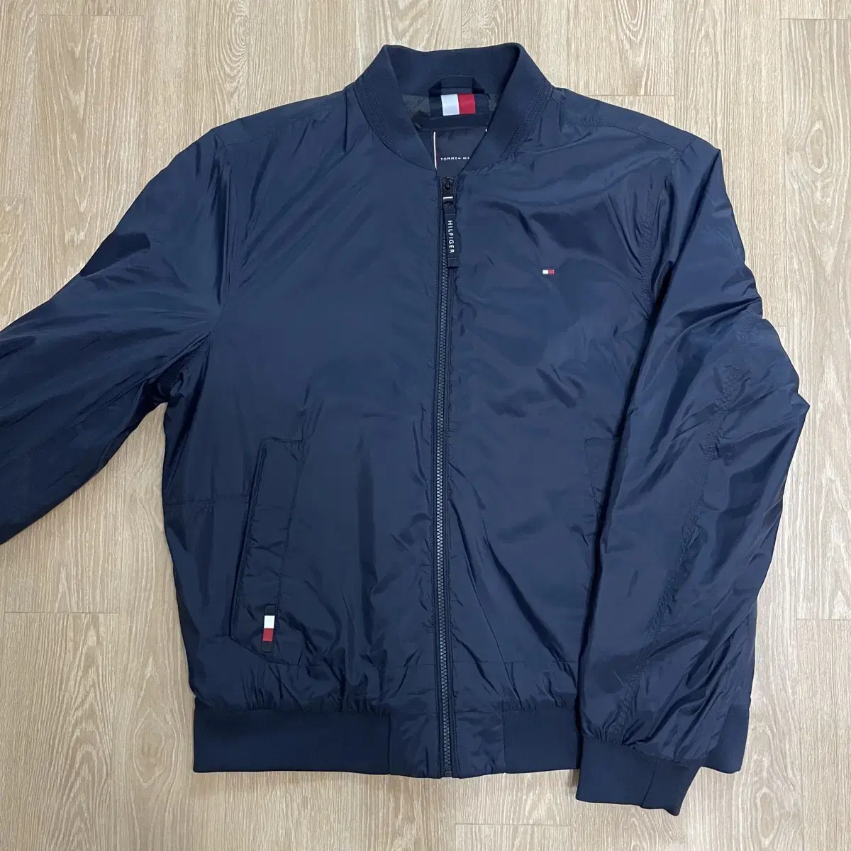 (NEW) [Tommy Hilfiger] Blooming Air Jumper Navy Jacket XL