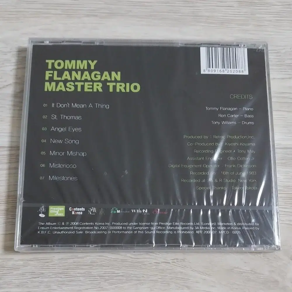 [택포] Tommy Flanagan Trio - Master Trio