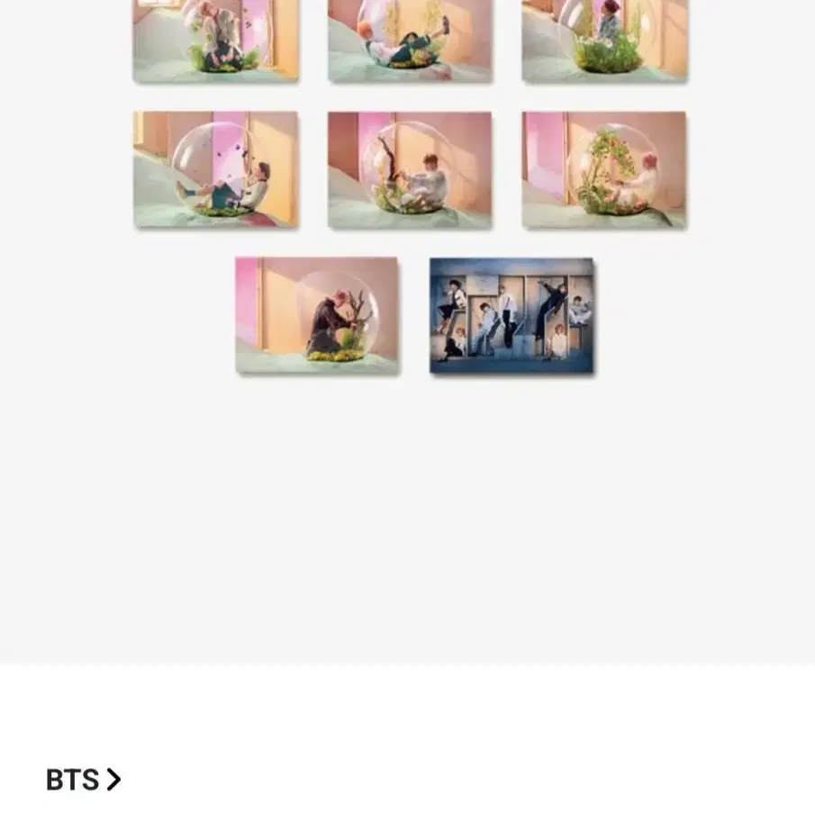 BTS 방탄 Lenticular Postcard + Photo Card