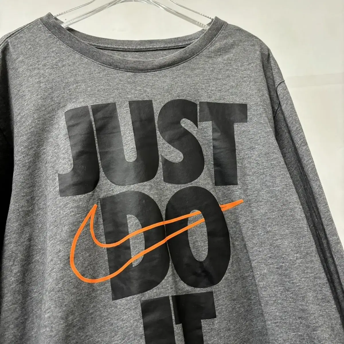 Nike Just Do It Printed Long Sleeve Tee(110) Quick sale