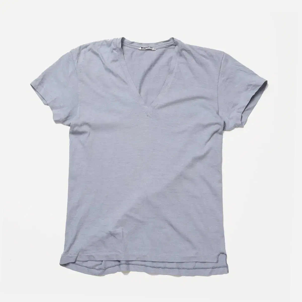 Auralee V-neck Cotton T-shirt