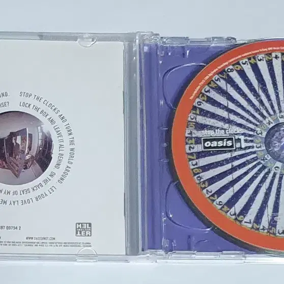 오아시스 Stop The Clocks 앨범 시디 CD