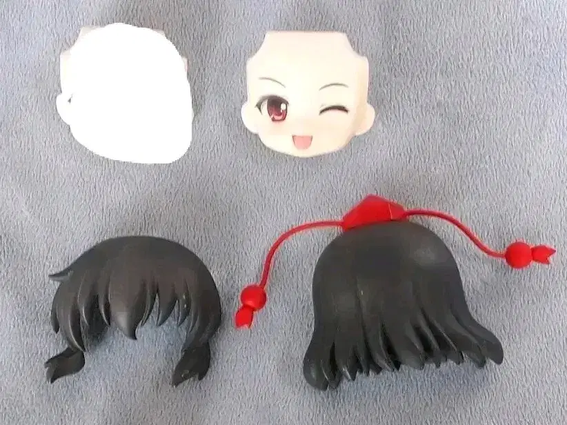 Touhou Shimeimaru Aya Nendoroid Head Hair Hair Face Face Parts Parts