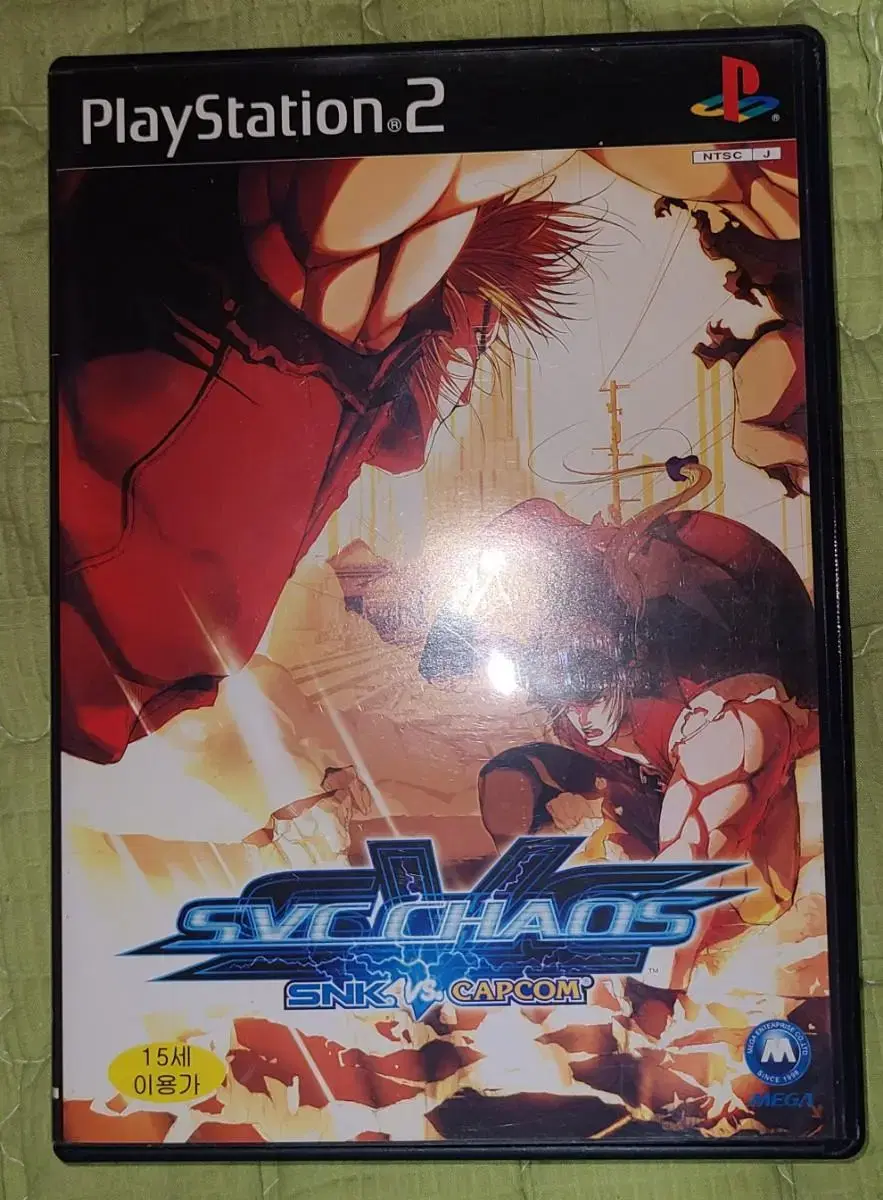 PS2)중고)설명서X) SNK VS CAPCOM 한글판