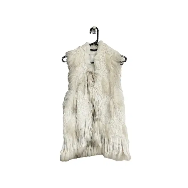 Rabbit fur fairy ivory vest