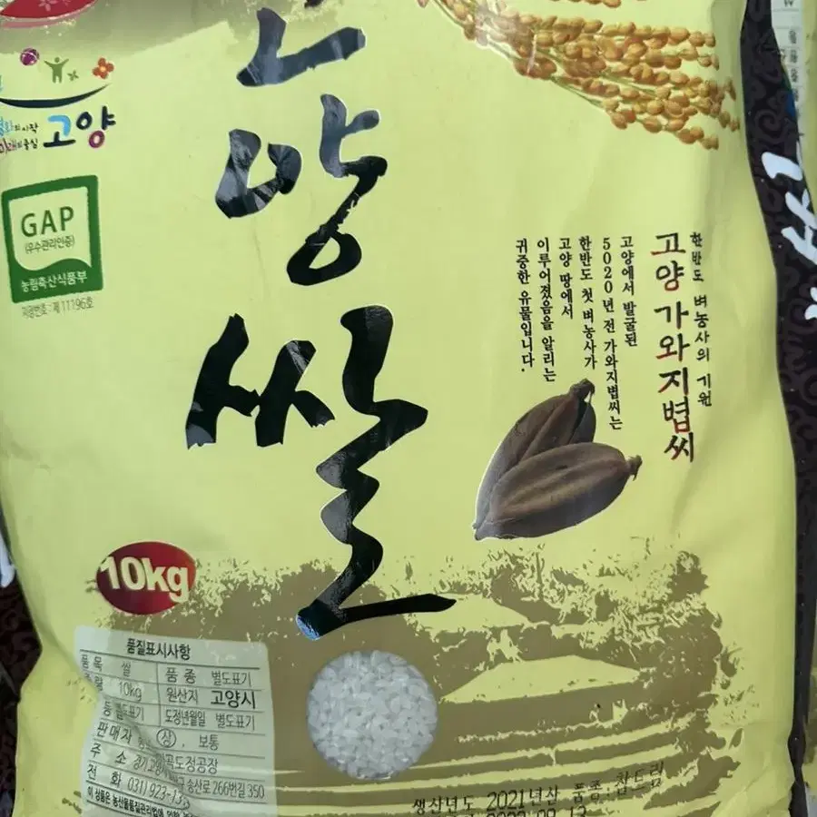 고양쌀 20kg 마지막 재고 1개(무료배송)