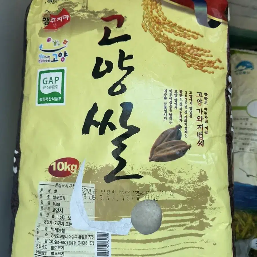 고양쌀 20kg 마지막 재고 1개(무료배송)