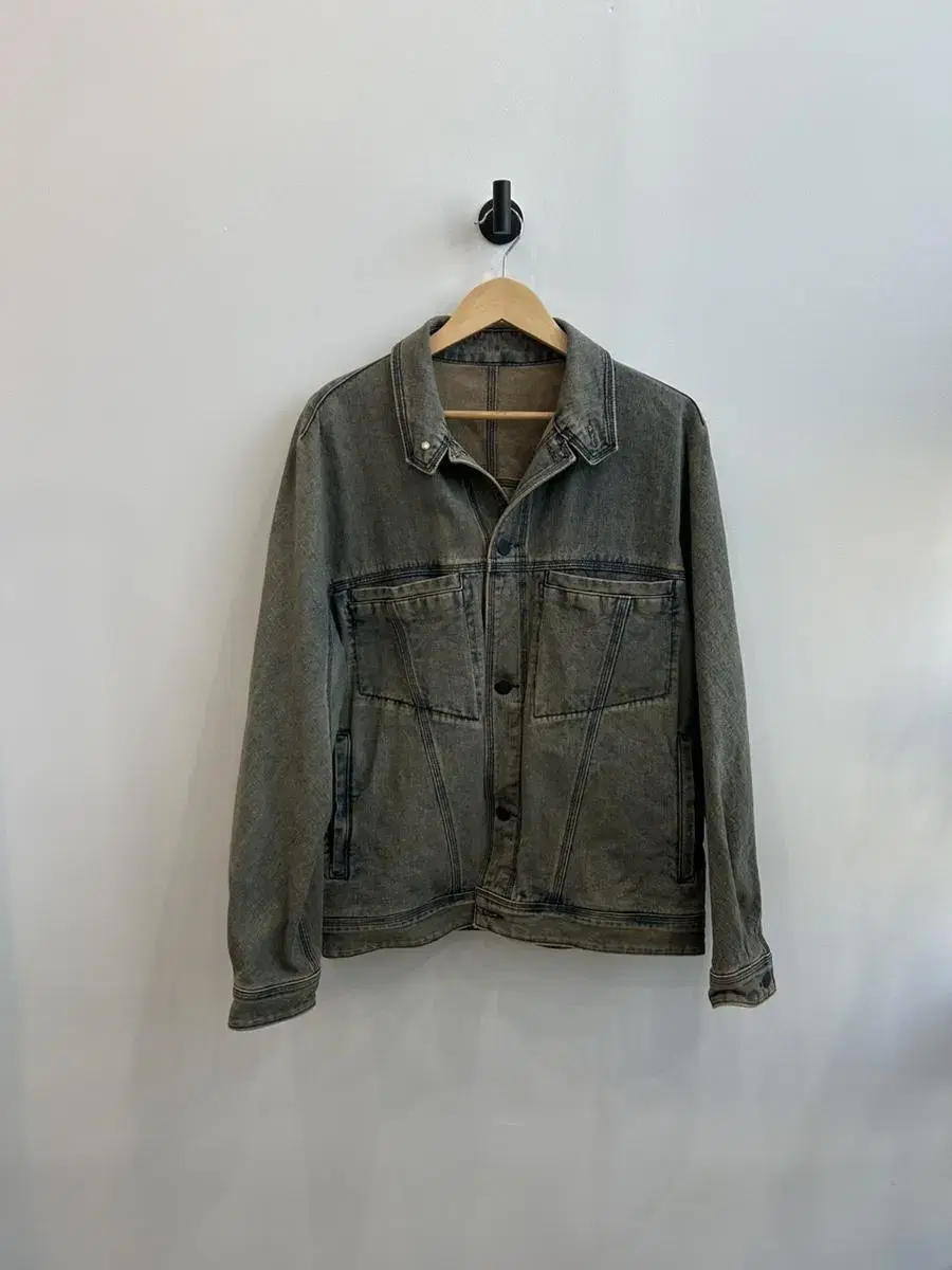 [50] Allegri Bloo Oil Denim Trucker Jacket