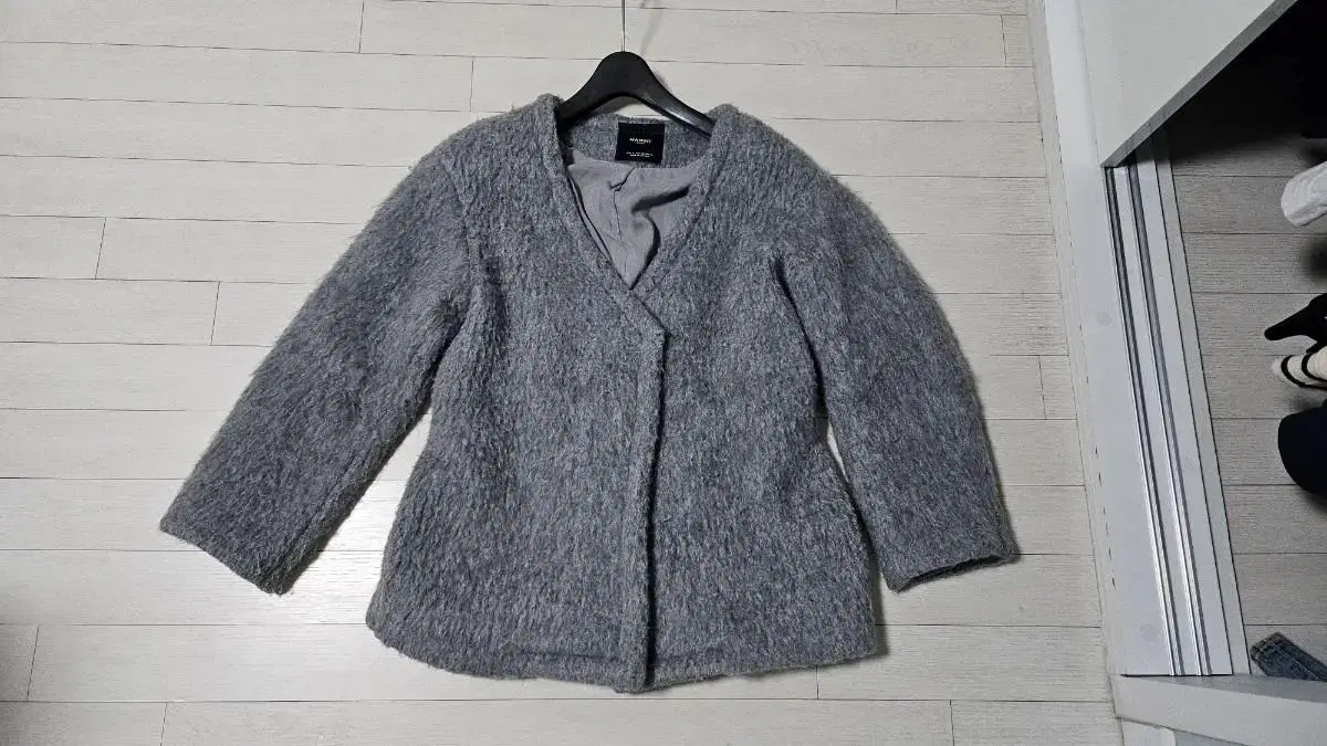 [S]Mango - Mohair Coat (Gray)