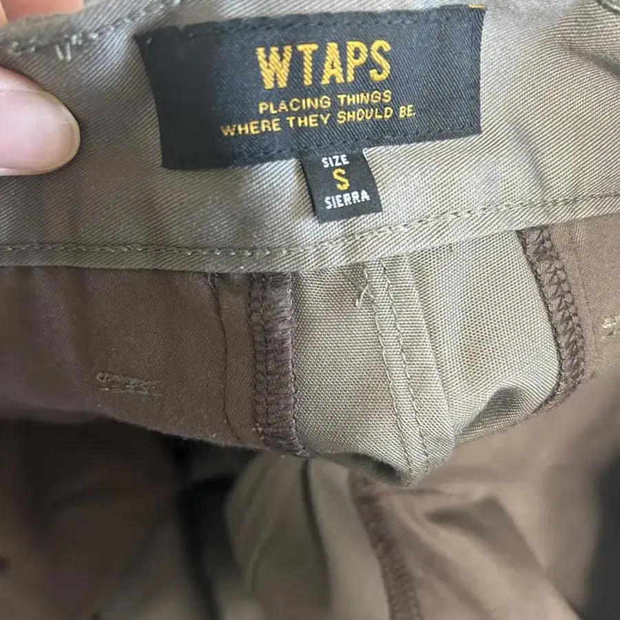 Wtaps 16 카키 쇼츠