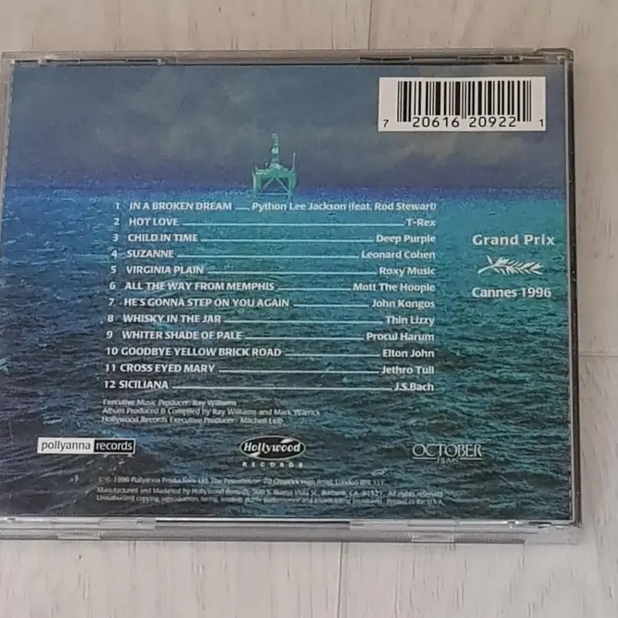 OST 영화음악 Breaking The Waves 브레이킹더웨이브수입cd