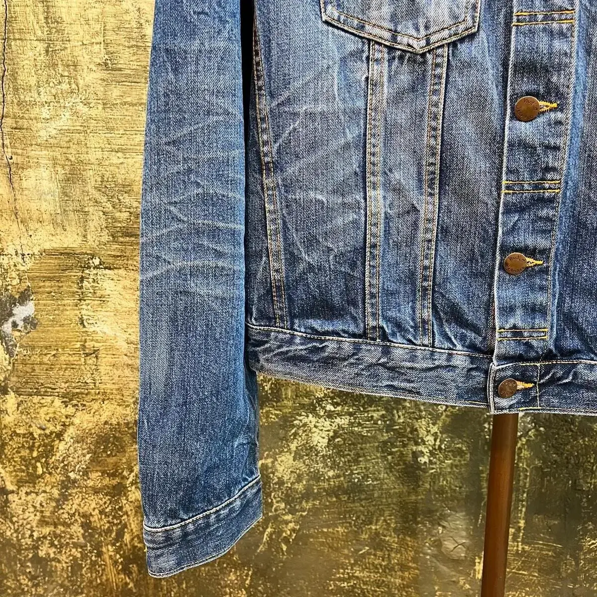 빈티지 누디진 nudie jeans 오가닉 코튼 데님 청 자켓