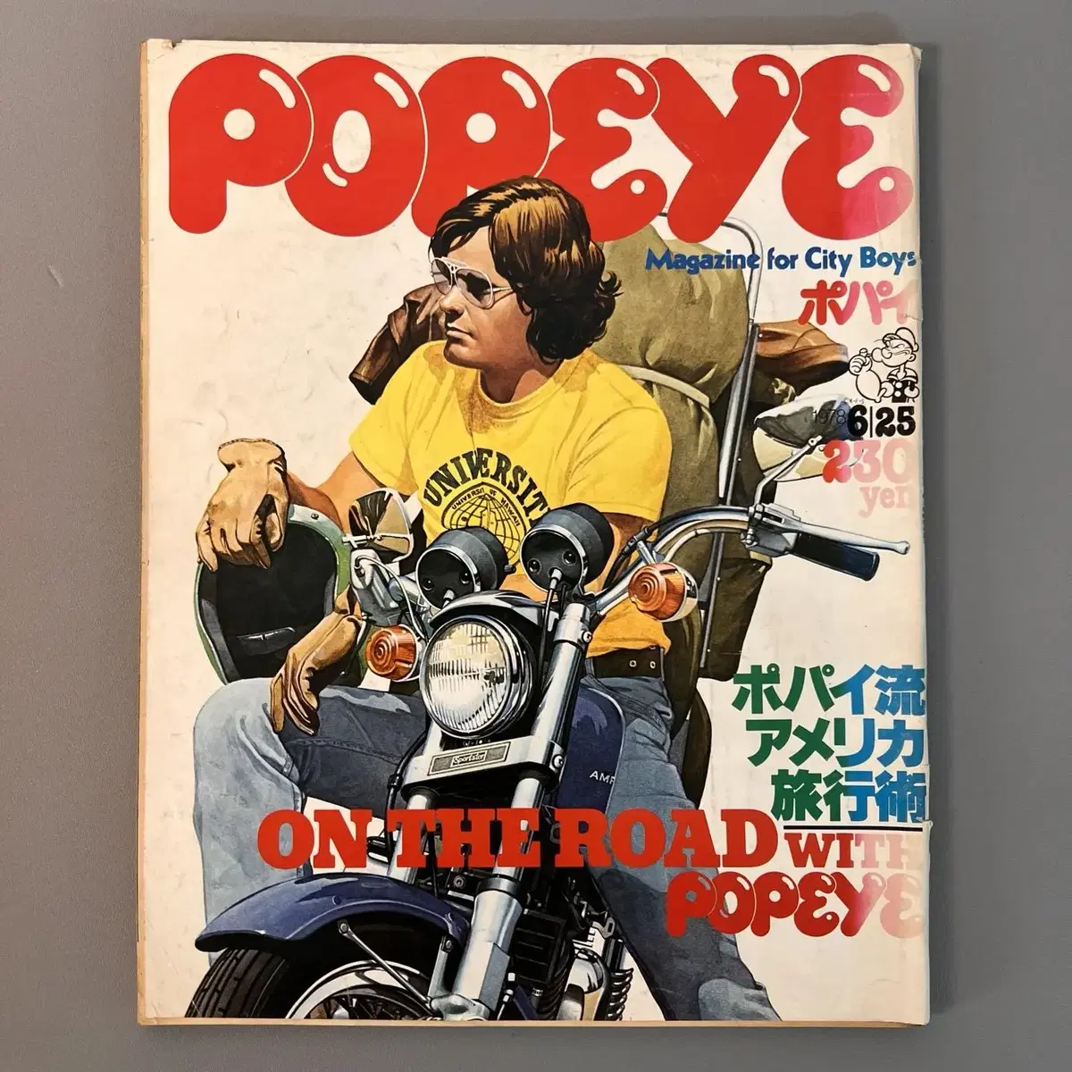 빈티지잡지 뽀빠이 POPEYE 1978-06-25 일본 레트로 패션매거진