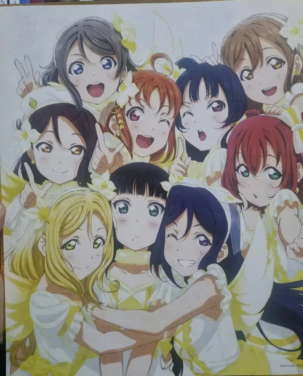 Love Live Sunshine Theatrical Edition Japan Pre-order Benefit Color Sheet