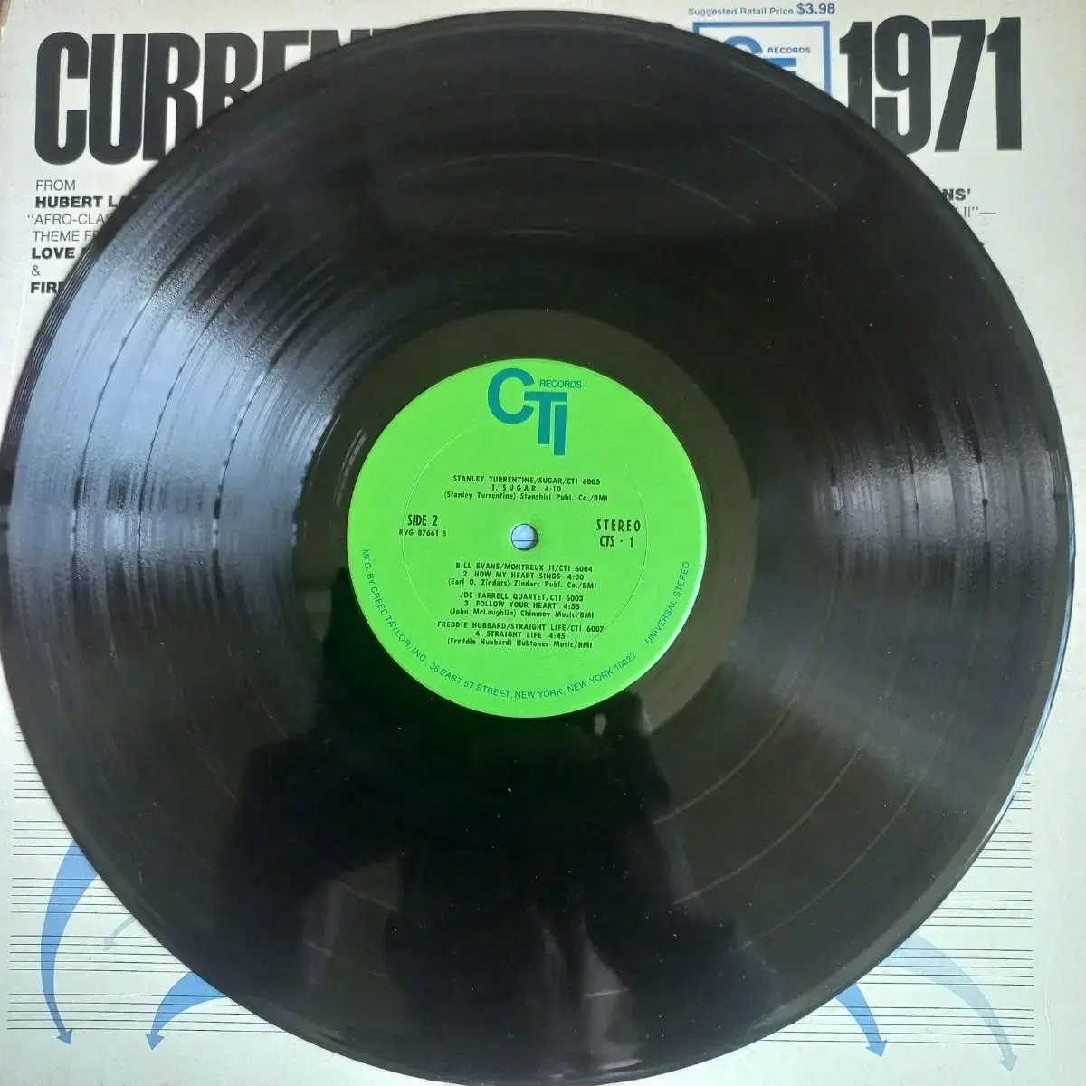 Lp중고 CURRENT CUTS 1971 음반 판매합니다.