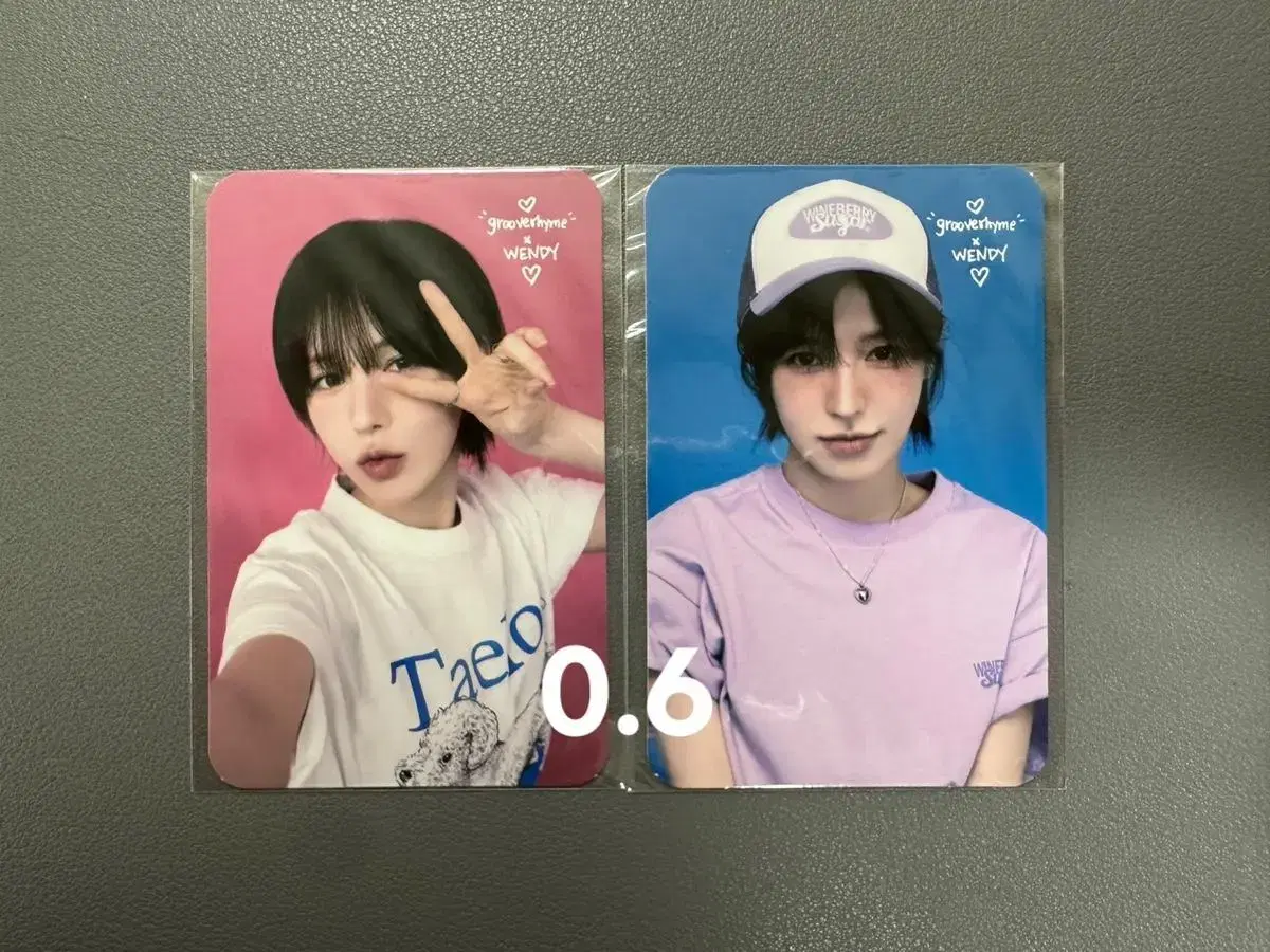 Red Velvet wendy groovy photocard