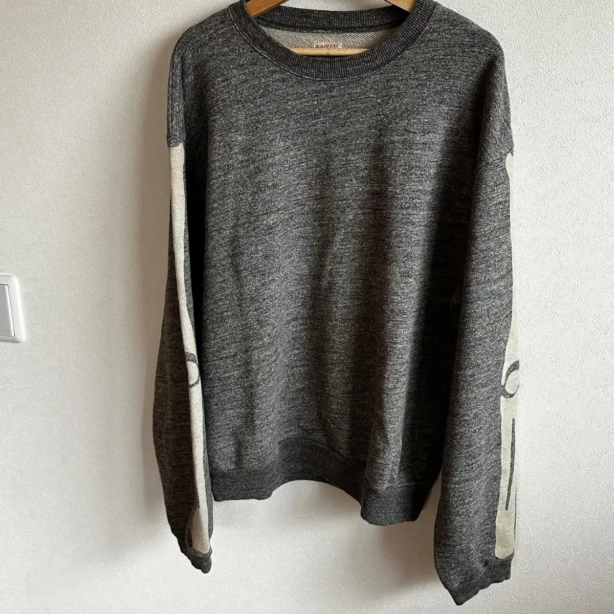 Capital Bone Gray Sweatshirt 3