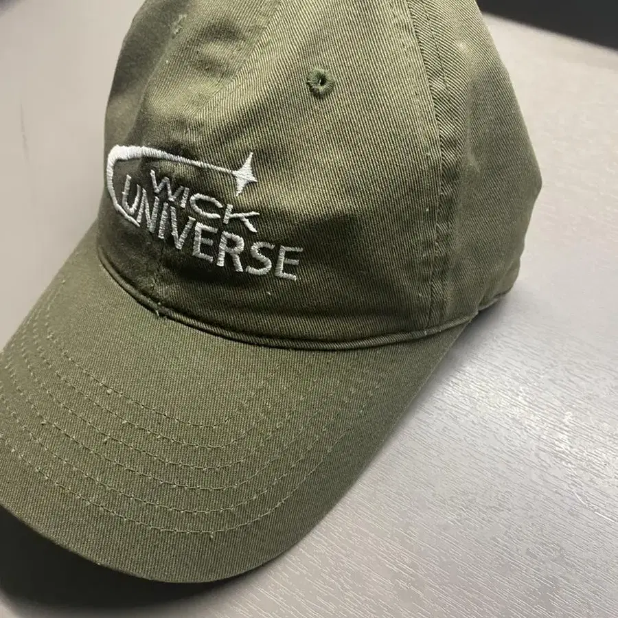 wick universe 워싱 볼캡(khaki)