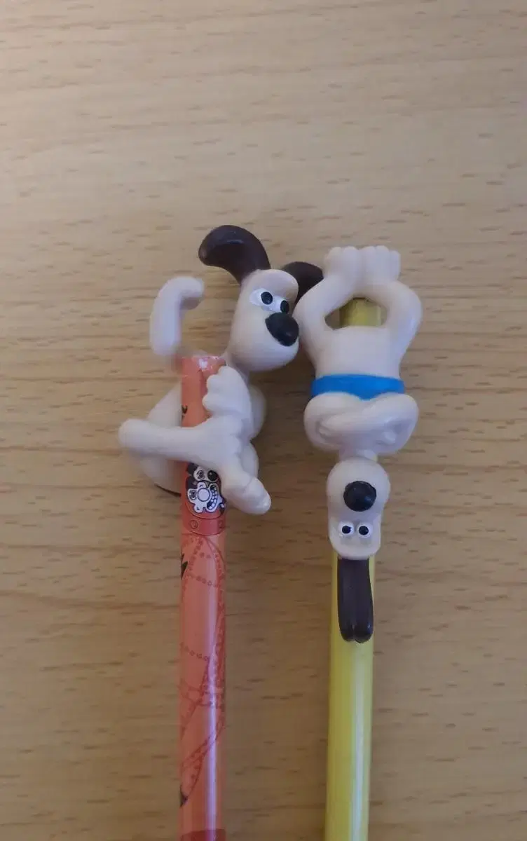 Vintage Stationery))Wallace and Gromit Wallace Pencil Toppers Set of 2