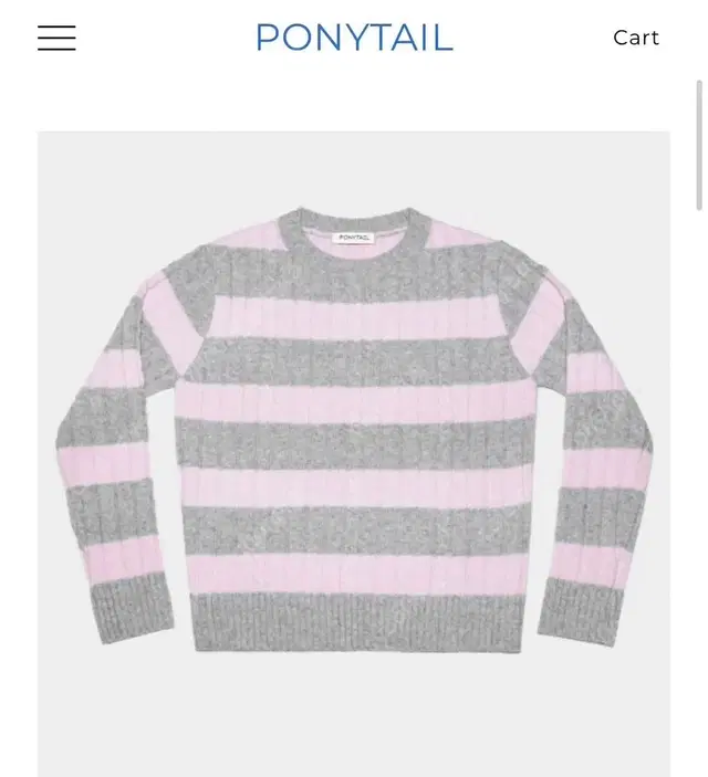 포니테일 ponytail Julie Sweater