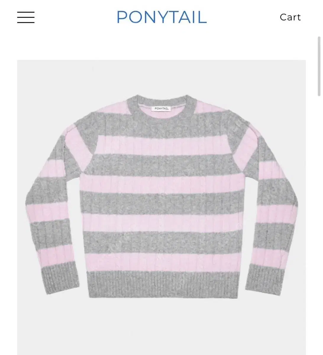 포니테일 ponytail Julie Sweater