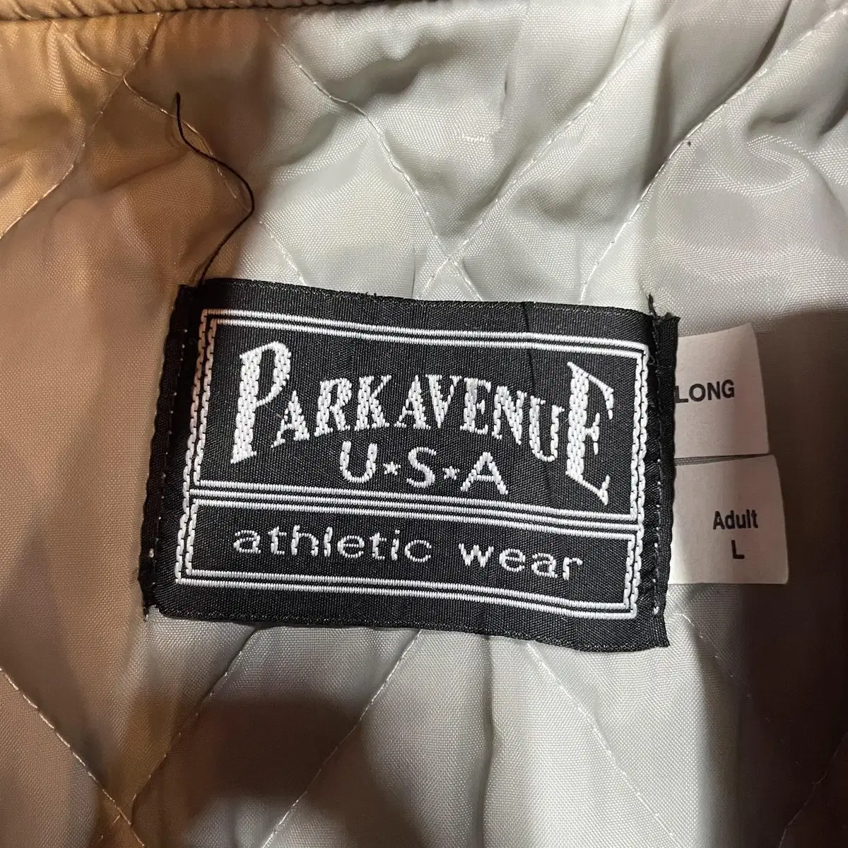 PARK AVENUE Baymen [XL] 새틴 바시티 자켓