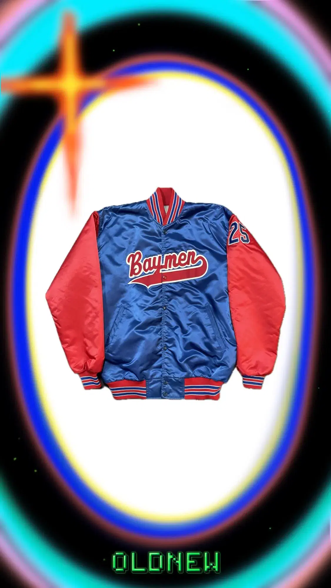 PARK AVENUE Baymen [XL] Satin Varsity Jacket