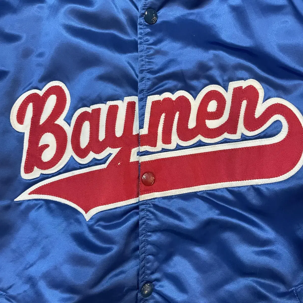 PARK AVENUE Baymen [XL] 새틴 바시티 자켓