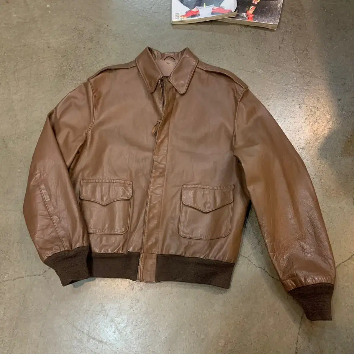 Willis & Geiger USA a2 jacket 40 horsehide