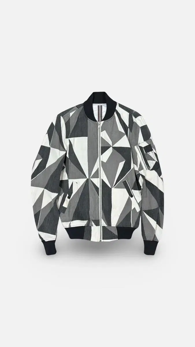 (S) 13SS 릭오웬스 GEOMETRIC CAMO BOMBER 자켓