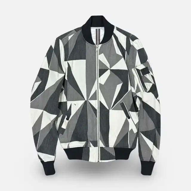 (S) 13SS 릭오웬스 GEOMETRIC CAMO BOMBER 자켓