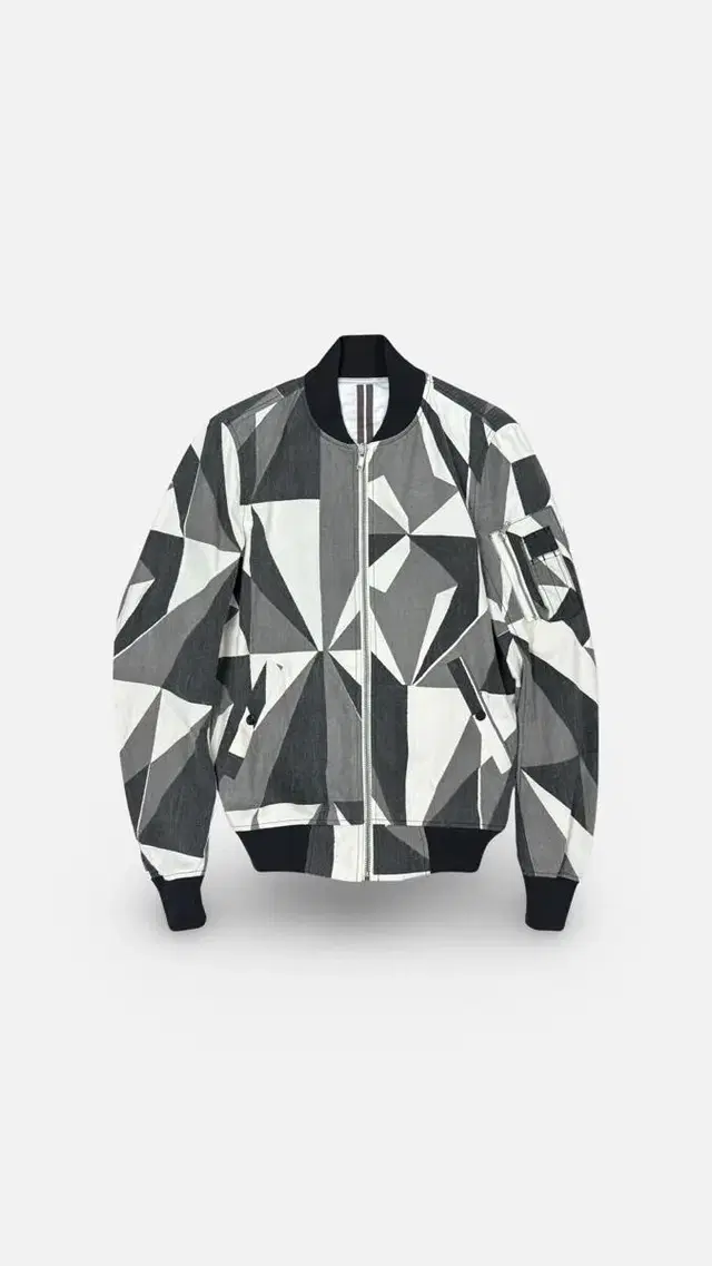 (S) 13SS 릭오웬스 GEOMETRIC CAMO BOMBER 자켓