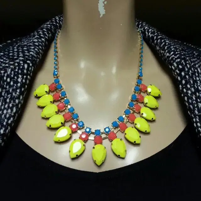 New Product Multi-Color Cubic Necklace/Casual Wear