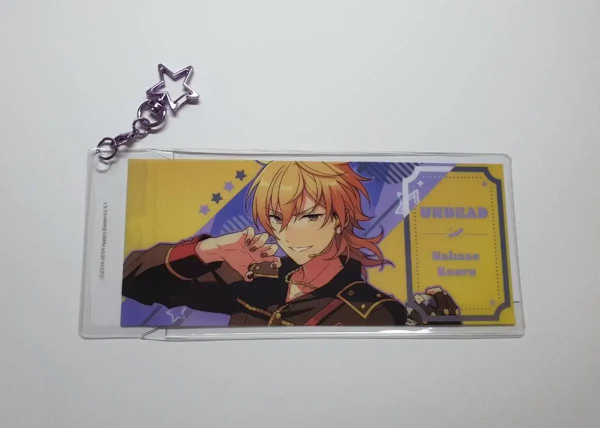 Angsta Hakaze Kaoru Memorial Ticket Champ keyring Undead Goods