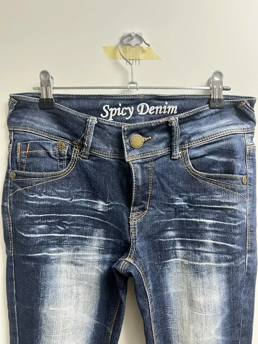 펑크 와투케 데님 Spicy denim y2k washing denim