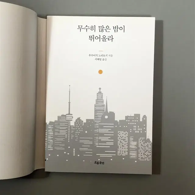 무수히 많은 밤이 뛰어올라 (후루이치 노리토시 소설)