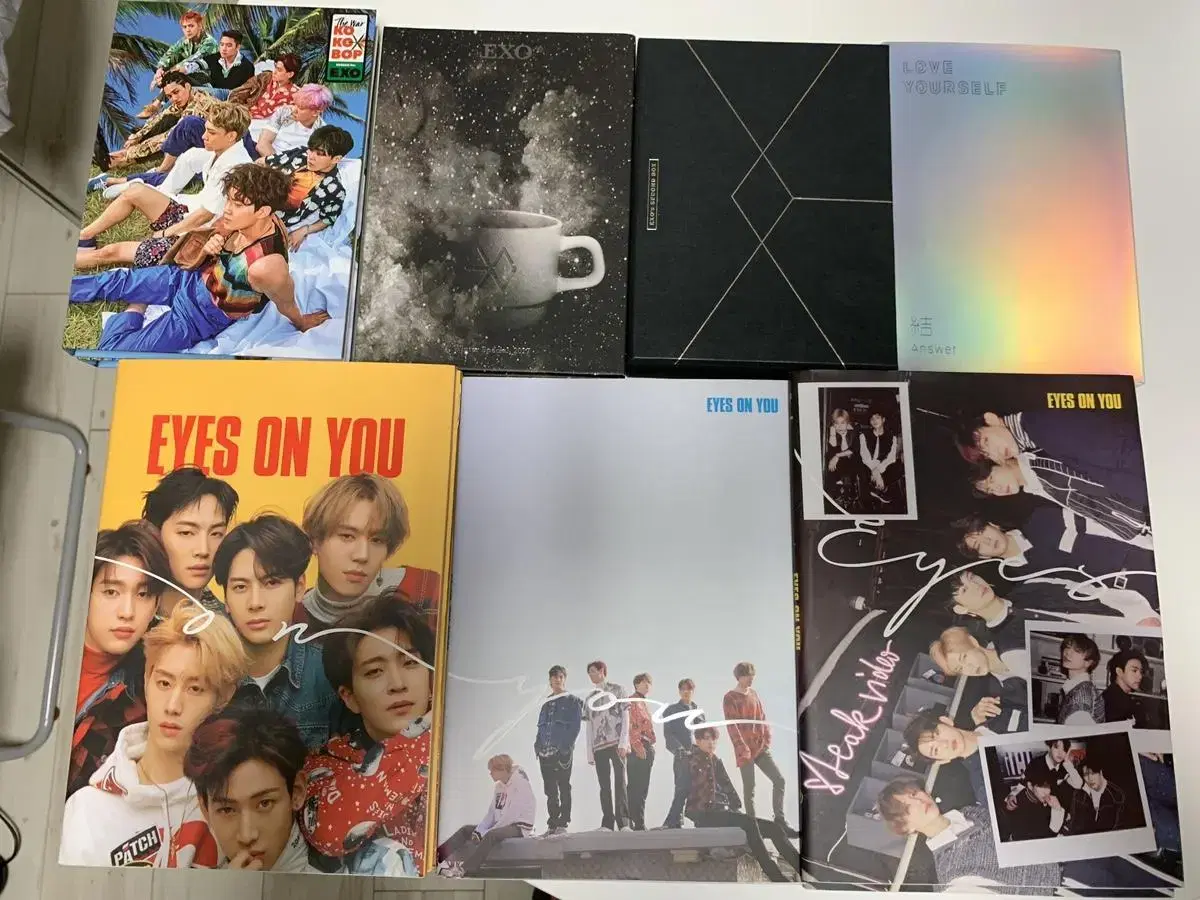 Exo bangtan got 7 Albums