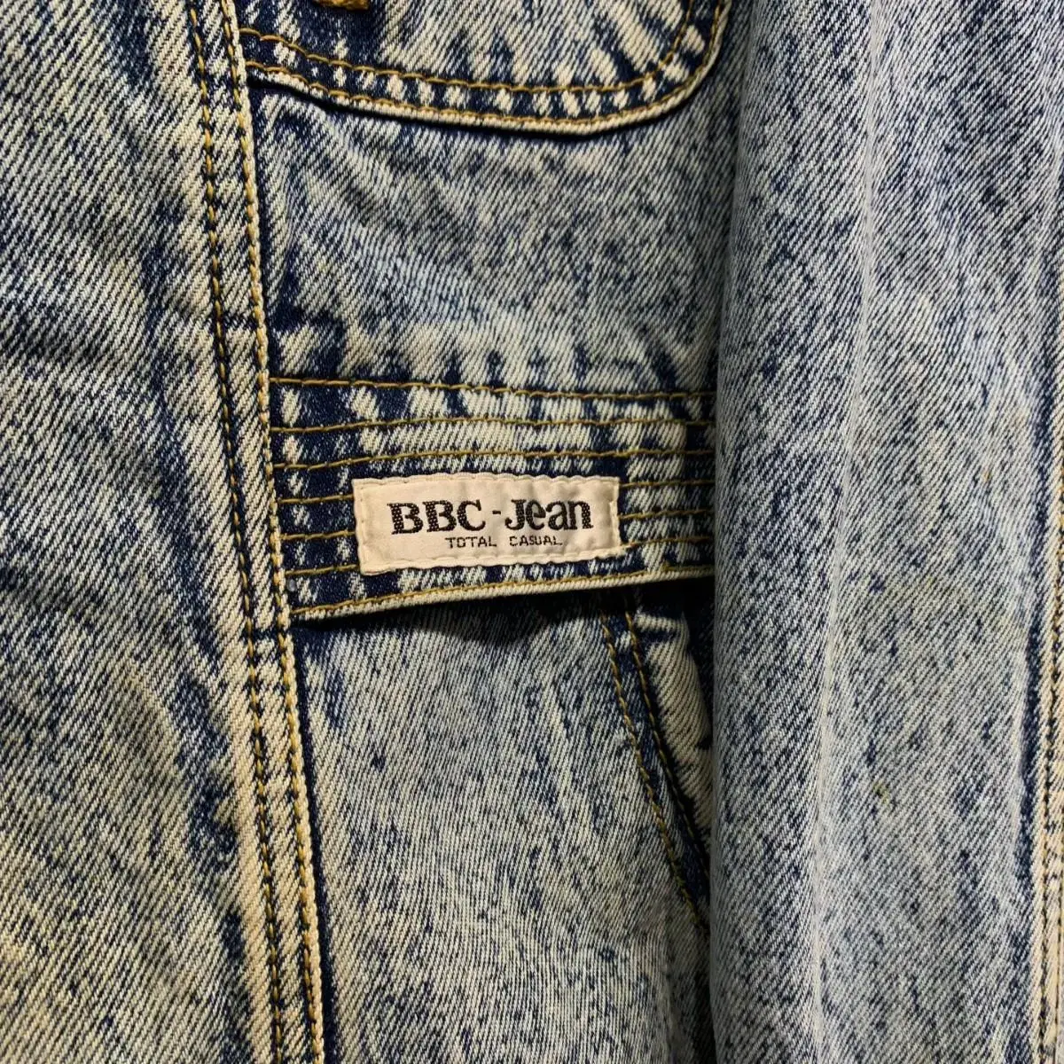 [XL] BBC JEAN 블리치 데님 자켓