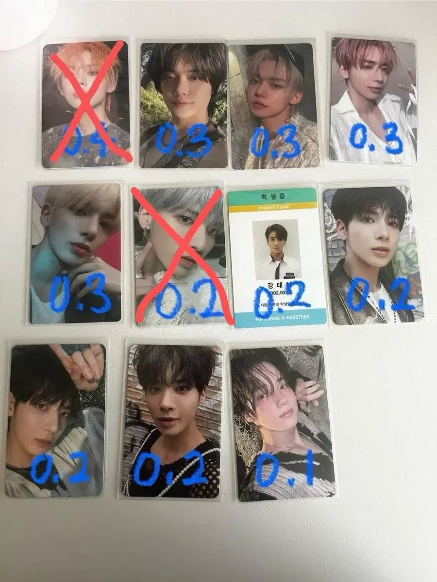 txt soobin yeonjun beomgyu taehyun Hooning photocard