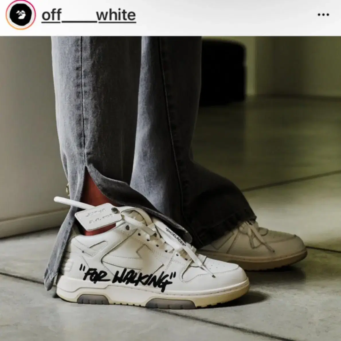 Off white 오프화이트 Virgil Abloh 콜라보 운동화 새상품