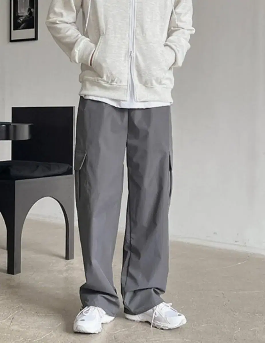 New Arrivals Cargo String Pants Charcoal Black Pants Jogger Pants