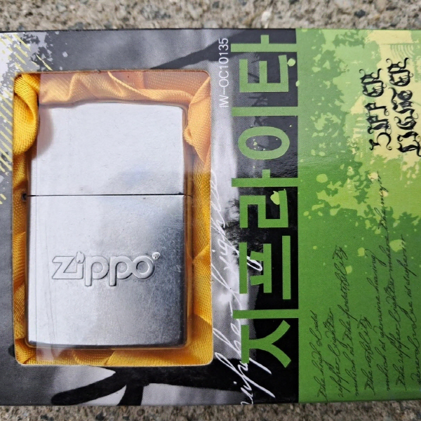 골동품 지프라이타 ZIPPO 라이트 지포라이타 실사용품 중고품