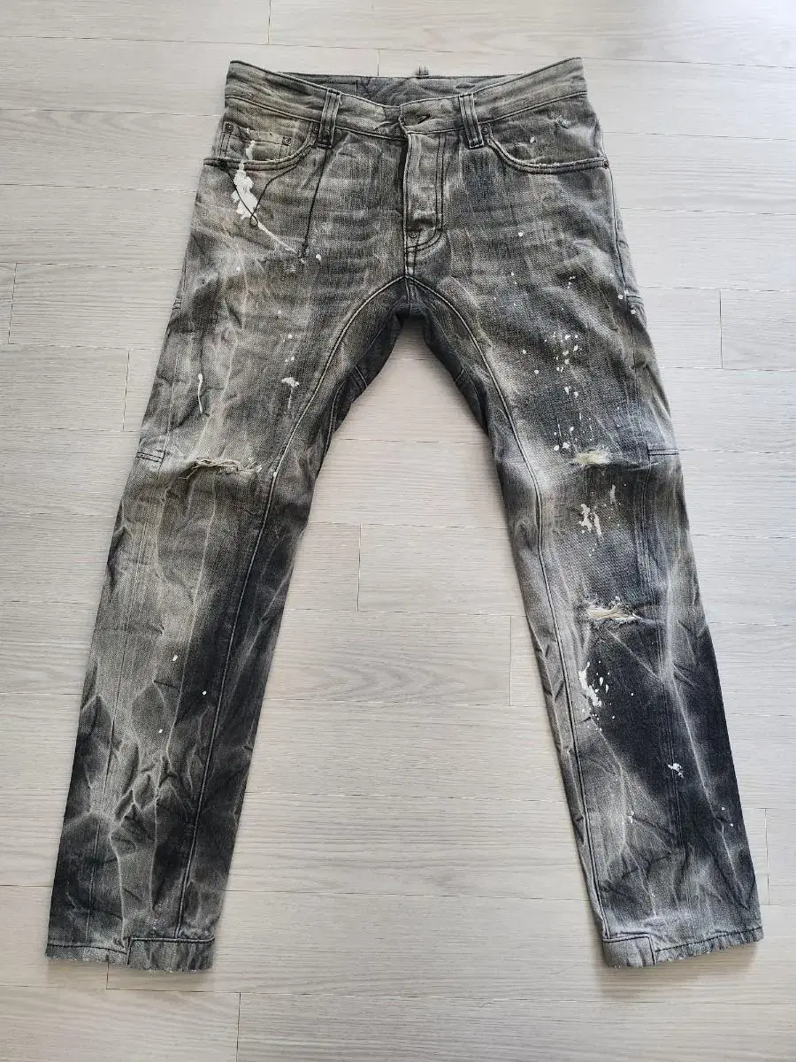 Genuine Disquiet2 Cross Chain Biker Jean-eu44