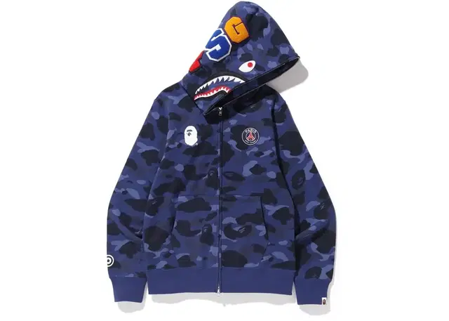 PSG x BAPE 후드 XL 사이즈